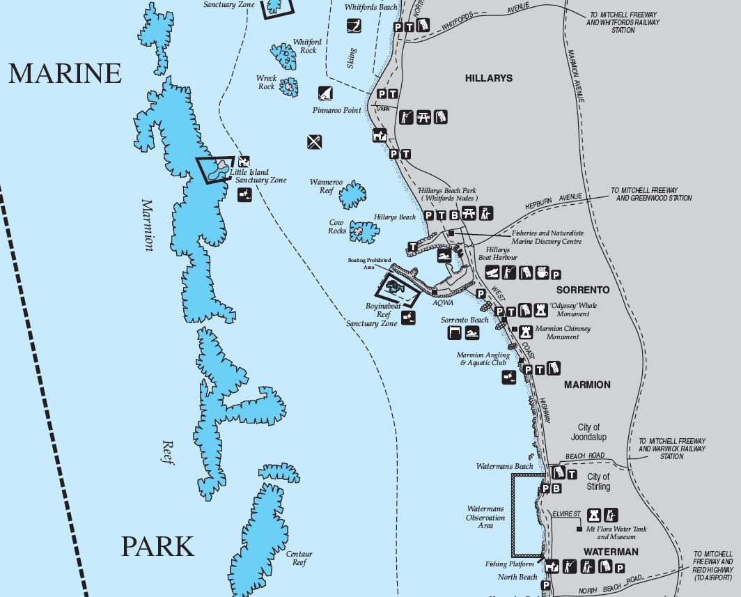 Marmion Marine Park Map